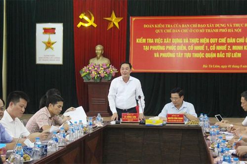 Người dân Bắc Từ Liêm kiến nghị nâng cao hiệu quả thực hiện quy chế dân chủ ở cơ sở