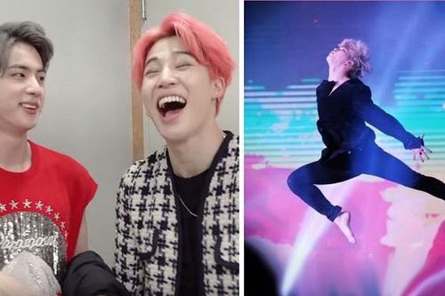 Jimin cười sặc sụa khi phải so sánh tài vũ đạo với... Jin
