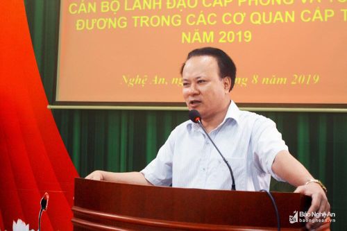 Chuẩn bị nội dung phục vụ hội nghị gặp mặt giữa Tỉnh ủy với lãnh đạo cấp phòng các cơ quan