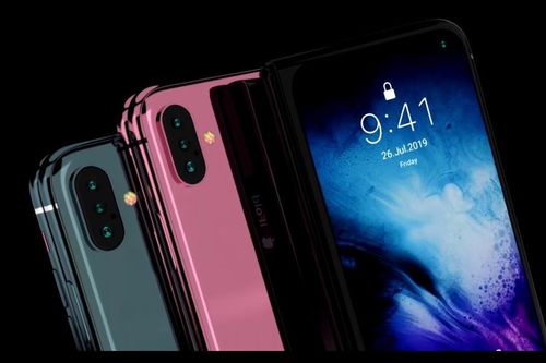 Thiết kế iPhone 11 thân gập tương tự Galaxy Fold