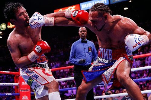 Quyền Anh: 'Quyền đầu' Thurman thua Thượng nghĩ sĩ Pacquiao là do ăn… pizza trước trận đấu