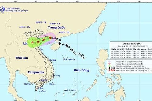 Tin mới nhất về cơn bão số 3 sắp đổ bộ vào Quảng Ninh-Hải Phòng
