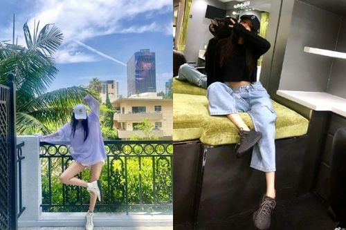 Dương Mịch thu hút sự chú ý khi tiếp tục khoe chân dài và eo thon cùng một lúc