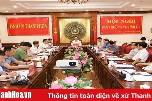Ban Thường vụ Tỉnh ủy cho ý kiến vào Đề án bố trí công an chính quy đảm nhiệm các chức danh công an xã