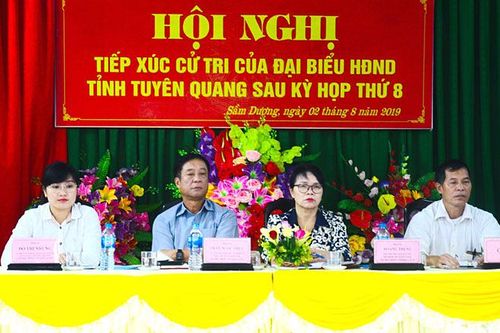 Đại biểu HĐND tỉnh tiếp xúc cử tri