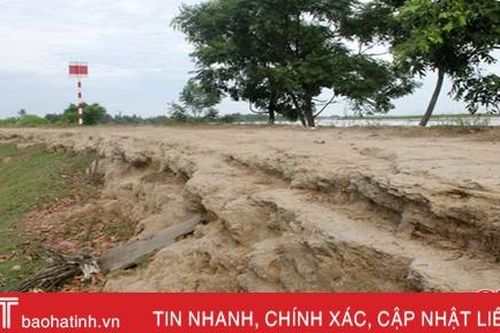 Đê điều xuống cấp, người dân Thạch Hà bất an khi mưa lũ về