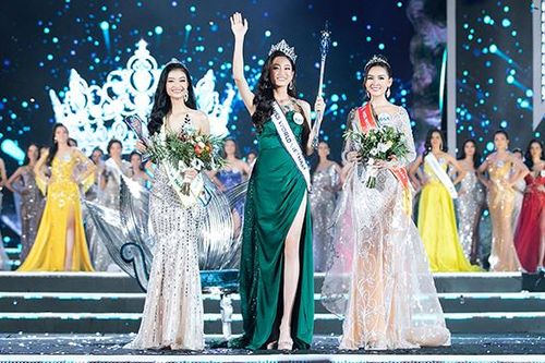 Cô gái Cao Bằng sinh năm 2000 Lương Thùy Linh đăng quang Hoa hậu Thế giới Việt Nam