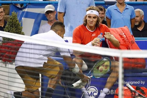 Mang giày cho Tsitsipas, Kyrgios tiễn đối thủ khỏi bán kết Citi Open