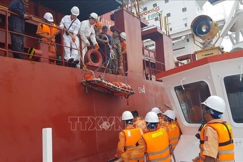 Điều động tàu, cứu nạn khẩn cấp thuyền viên Philippines bị tai biến trên biển