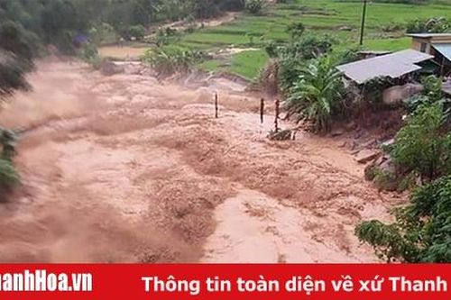 Lũ trên các sông ở Thanh Hóa đang lên