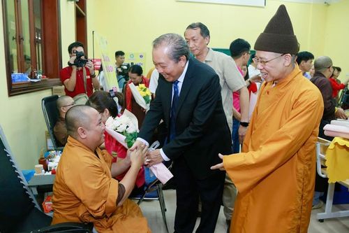 Ngày hội 'Hiến máu cứu người - Hành Bồ Tát đạo'