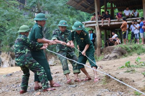 BĐBP Thanh Hóa tăng cường lực lượng khẩn trương khắc phục hậu quả sau lũ