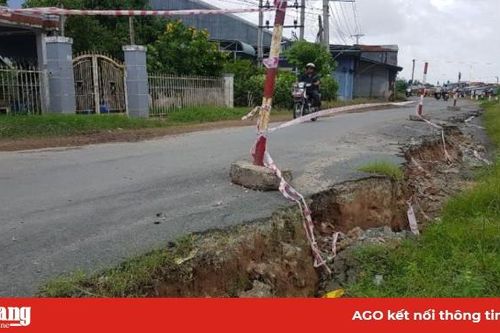Đầu tư 7,2 tỷ đồng lấp hố xoáy ở Tỉnh lộ 946