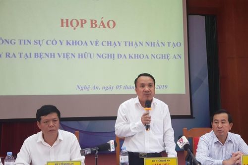 Sự cố chạy thận ở Nghệ An: Do hệ thống dẫn nước nhiễm khuẩn