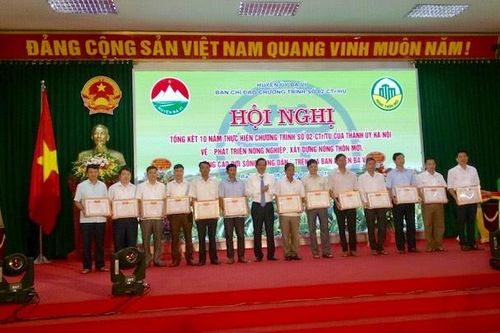 Ba Vì cơ bản hoàn thành 6/9 tiêu chí Huyện nông thôn mới