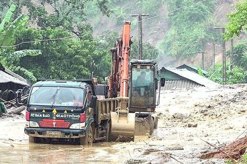 Các địa phương khẩn trương khắc phục hậu quả mưa lũ