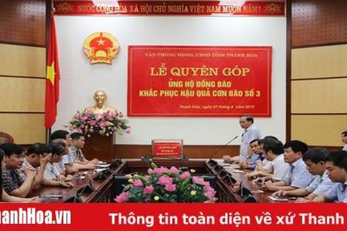 UBND tỉnh phát động ủng hộ đồng bào bị thiệt hại do lũ lụt