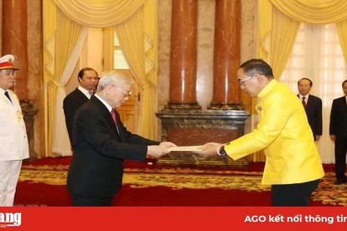 Tổng Bí thư, Chủ tịch nước tiếp các đại sứ trình Quốc thư