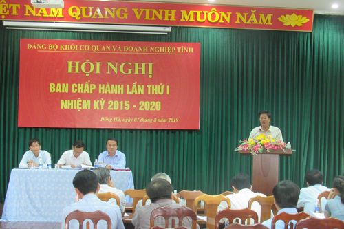 Hội nghị Ban Chấp hành Đảng bộ Khối Cơ quan và Doanh nghiệp tỉnh Quảng Trị lần thứ I