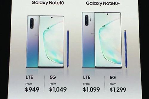 Galaxy Note10+ 5G bản cao cấp nhất có giá 1.400 USD