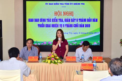 Giao ban công tác kiểm tra, giám sát 6 tháng đầu năm, triển khai nhiệm vụ 6 tháng cuối năm 2019