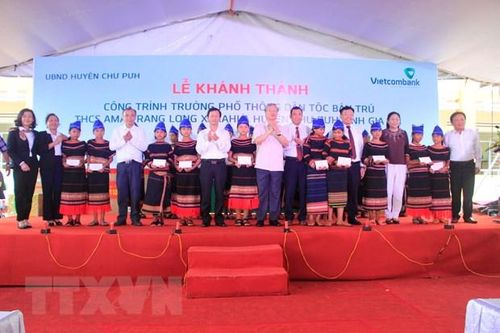 Gia Lai: Khánh thành Trường Dân tộc bán trú tại xã đặc biệt khó khăn