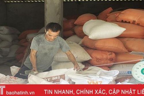 Lộc Hà dự trữ 15 tấn gạo, 50 ngàn bao tải cát phòng thiên tai - bão lũ