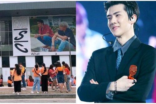 EXO-L mặc trang phục màu cam vì Sehun và phản ứng đáng yêu của anh khiến mọi người tan chảy
