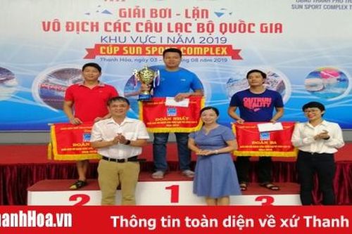Thanh Hóa xếp thứ nhì toàn đoàn tại Giải bơi – lặn vô địch các câu lạc bộ quốc gia - Cúp Sun Sport Complex 2019