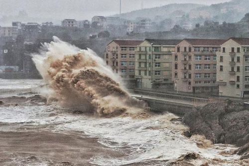 Bão Lekima càn quét Trung Quốc, 18 người chết và hơn 1 triệu người sơ tán