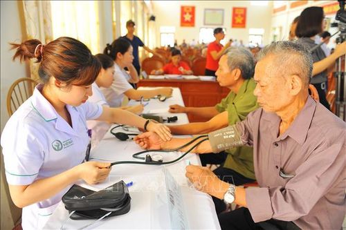 Khám bệnh, tư vấn sức khỏe cho nạn nhân chất độc da cam tại tỉnh Ninh Bình