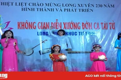 Không gian diễn xướng Đờn ca tài tử 'Long Xuyên khúc tự tình'