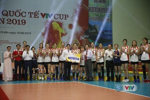 U23 Việt Nam giành ngôi á quân Giải bóng chuyền nữ quốc tế VTV Cup 2019