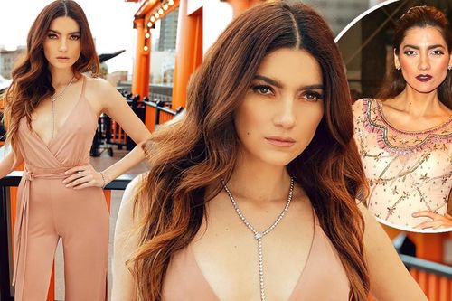 Không áo ngực, mỹ nhân Hollywoood quyến rũ với jumpsuit màu nude bó sát