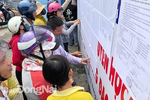 Tuyển sinh đầu cấp ở TP.Biên Hòa: Bớt áp lực về sĩ số