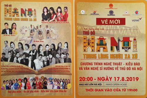 Lan tỏa tình yêu đất nước thông qua Chương trình nghệ thuật 'Thủ đô Hà Nội trong lòng người xa xứ'