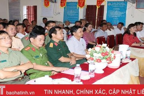 Nghi Xuân tổ chức ngày hội điểm phong trào 'Toàn dân bảo vệ an ninh Tổ quốc'