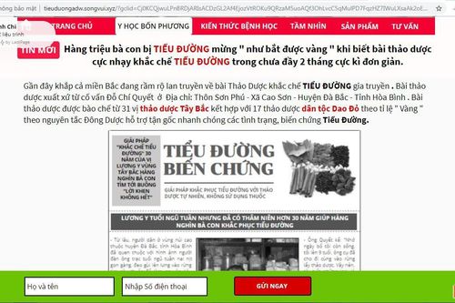 4 trang web vi phạm quảng cáo thực phẩm chức năng Hạ khang đường