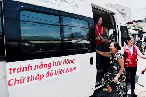 Những điểm trú nắng nóng cho người lao động nghèo ở Hà Nội