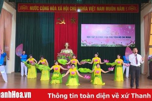 Huyện Lang Chánh tổ chức cuộc thi 'Học tập Di chúc của Chủ tịch Hồ Chí Minh' năm 2019