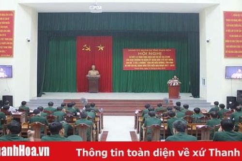 Đảng ủy Quân sự tỉnh: Sơ kết 2,5 năm thực hiện Chỉ thị 184 về xây dựng Chi bộ '3 tốt, 3 không'