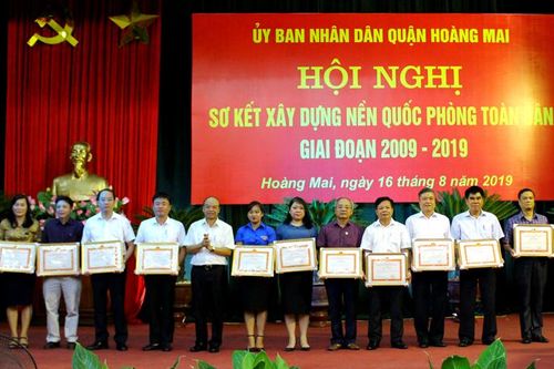 Hoàng Mai: Xây dựng nền quốc phòng toàn dân vững chắc