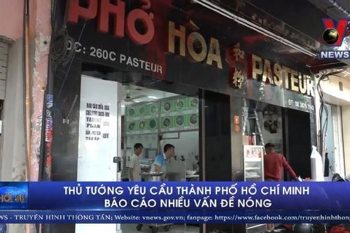 Thủ tướng yêu cầu Thành phố Hồ Chí Minh báo cáo nhiều vấn đề nóng