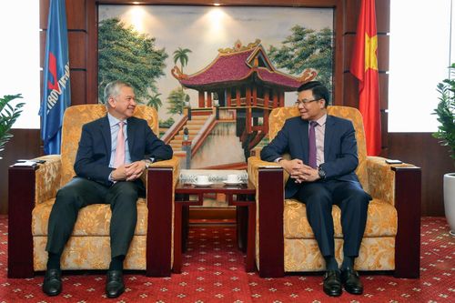 Tổng giám đốc Petrovietnam Lê Mạnh Hùng tiếp Tổng Thư ký ASCOPE