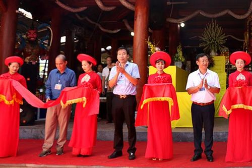 Khánh thành Cung đại bái, Khu Di tích lịch sử quốc gia đền Bảo Hà