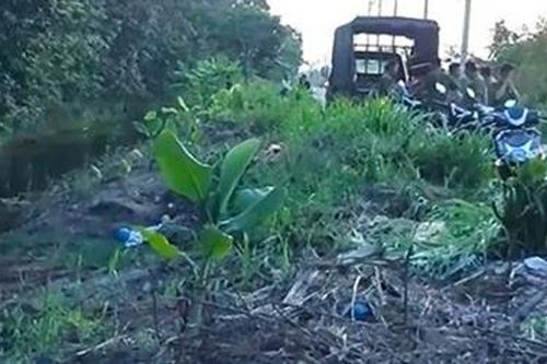Tài xế xe ôm với nhiều vết thương tử vong dưới mương nước