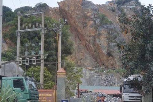 Thanh Hóa: Công an vào cuộc việc khai thác đá trái phép tại xã Yên Lâm