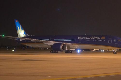 Siêu máy bay Boeing 787 Việt Nam đặt mua về đến Nội Bài