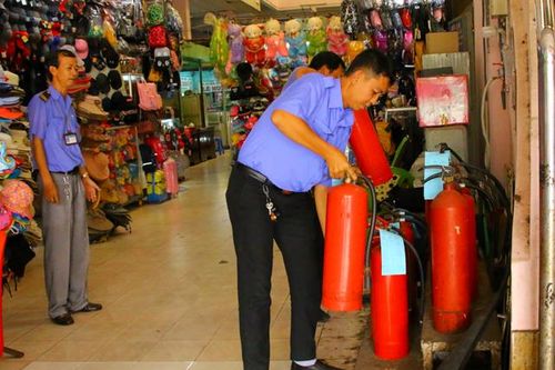 Đảm bảo an toàn phòng cháy, chữa cháy tại chợ Sa Đéc