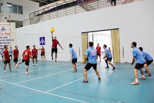 Khai mạc Giải bóng chuyền hơi kỷ niệm 50 năm thực hiện Di chúc của Chủ tịch Hồ Chí Minh